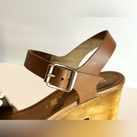 Seychelles Jump for Joy Women's Wood Heeled Sandals w Macrame Detail Size 7 - Picture 10 of 14